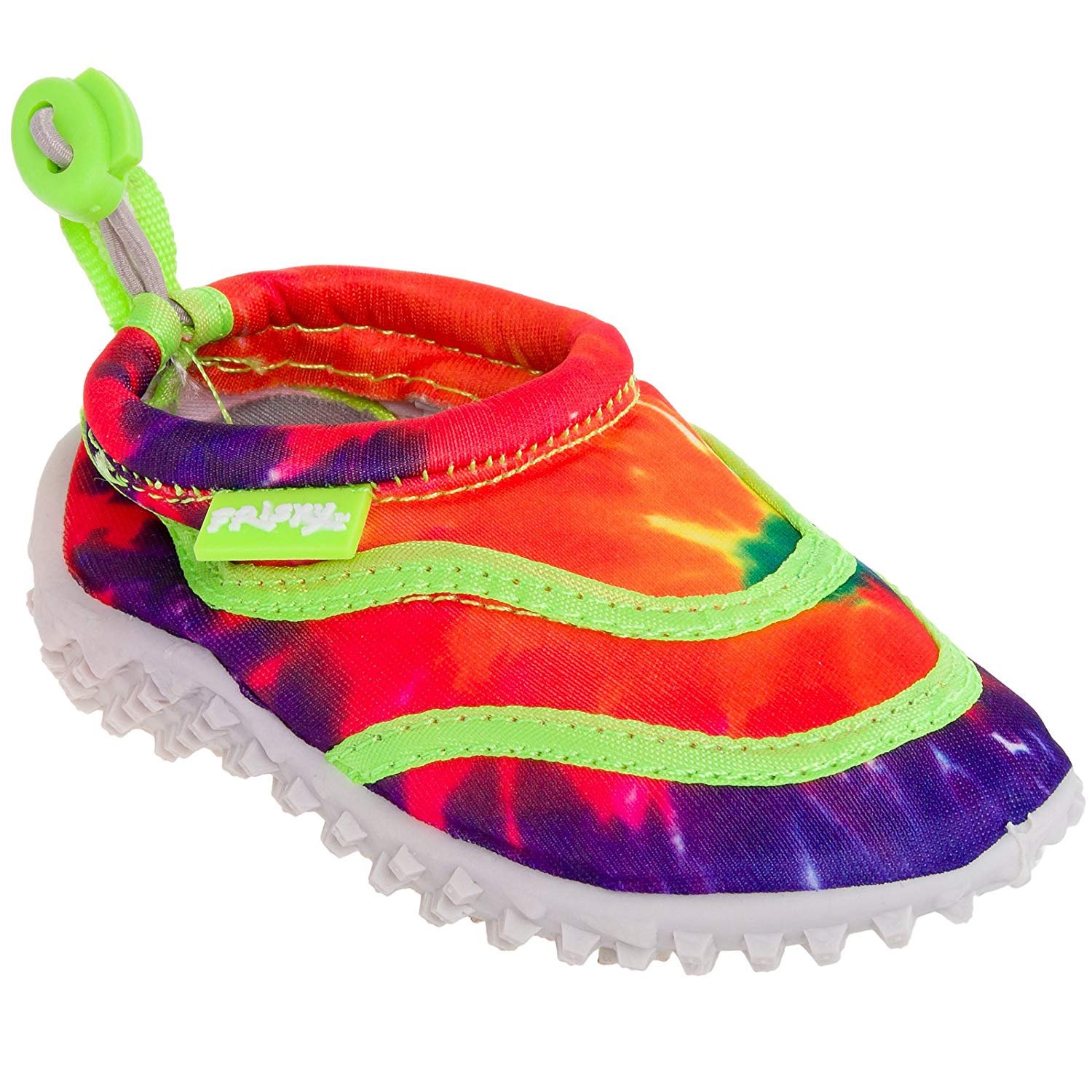 Frisky Shoes Little Girls Toddler Tie Dye Aqua Shoes