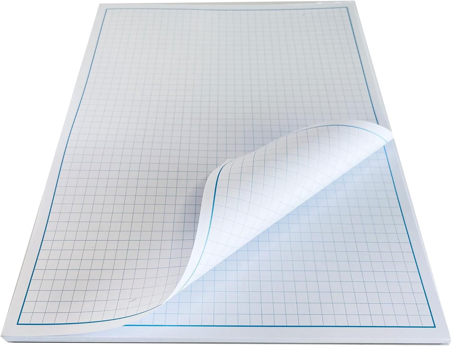 Reskid Blueprint and Graph Paper Pad - 50 Sheets Per Pad - 70lb Text - For Drawing, Designing, and More - Perfect Tool for Young Artists, Budding Designers, and Classroom Use (5, 9x12)