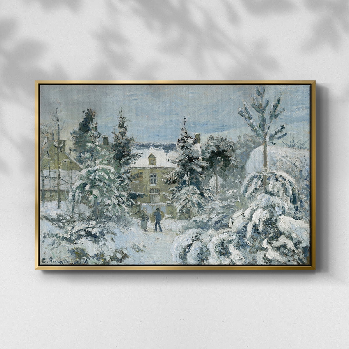 Vintage Landscape-CCXC By Wexford Home Framed in Gold Wood Gallery Wrapped Canvas 27 in. x 41 in.