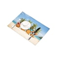 thumbnail image 3 of MKHERT Funny Tropical Summer Beach Pineapples Wearing Sunglasses Placemats Table Mats for Dining Room Kitchen Table Decoration 12x18 inch,Set of 6, 3 of 4