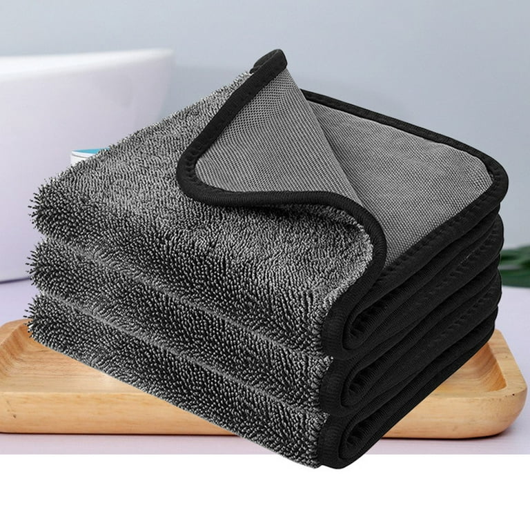 LINASHI Superfine Fiber Car Towel 2pcs Car Wash Towel Thickened Soft  Superfine Fiber Water Absorbent Scratch-free Auto Polishing Cloth for  Vehicle Detailing 