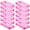 Pink, variant on Simply Tidy Durable Plastic Pencil Cases, Clear, 12 Count, 12 Pack