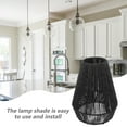 thumbnail image 3 of OULII Paper Lampshades Woven Decoration Rustic Style 1Set for Adults Home Decoration, 3 of 8