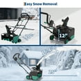 thumbnail image 4 of CazToi 15A Corded Electric Snow Blower 20-Inch Clearing Width 20 Ft Throw Distance, 4 of 7