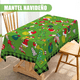 thumbnail image 4 of Manteles Rectangulares Navideños Grinch Adornos 213*152cm Xtellar verde, 4 of 4