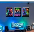 thumbnail image 2 of 3Pcs Cool Gaming Wall Art Retro Video Gamer watercolor Posters Pictures Colorful Neon Gamepad Canvas Painting Prints for Boys Room Kids Gamer Room Bedroom for Boys Home Decoration, 2 of 6