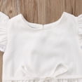 thumbnail image 3 of Qiylii Baby Girls Princess Romper Sleeveless Lace Ruffle O-neck Jumpsuit, 3 of 9