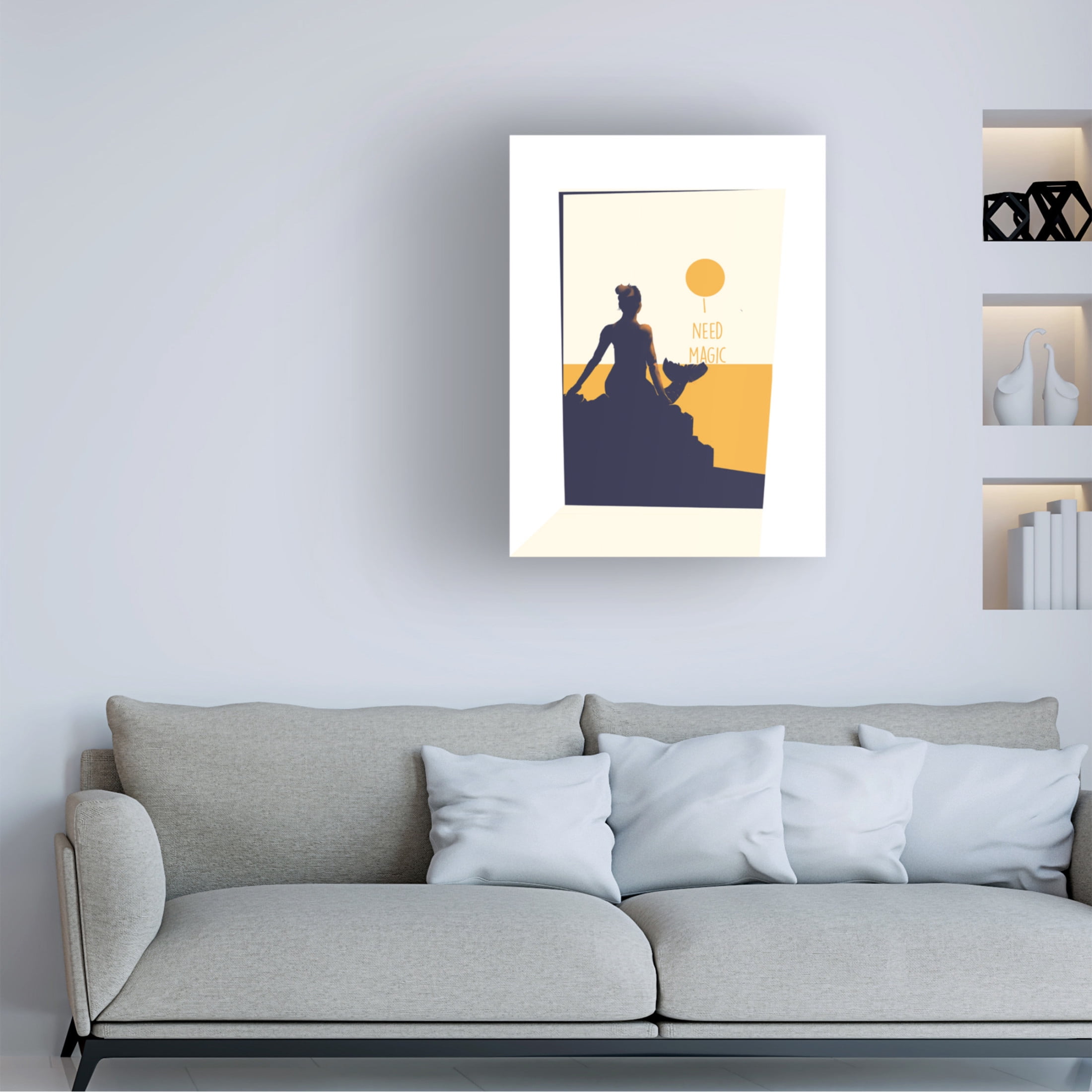 Trademark Fine Art Dionisis Gemos I Need Magic Canvas Wall Art