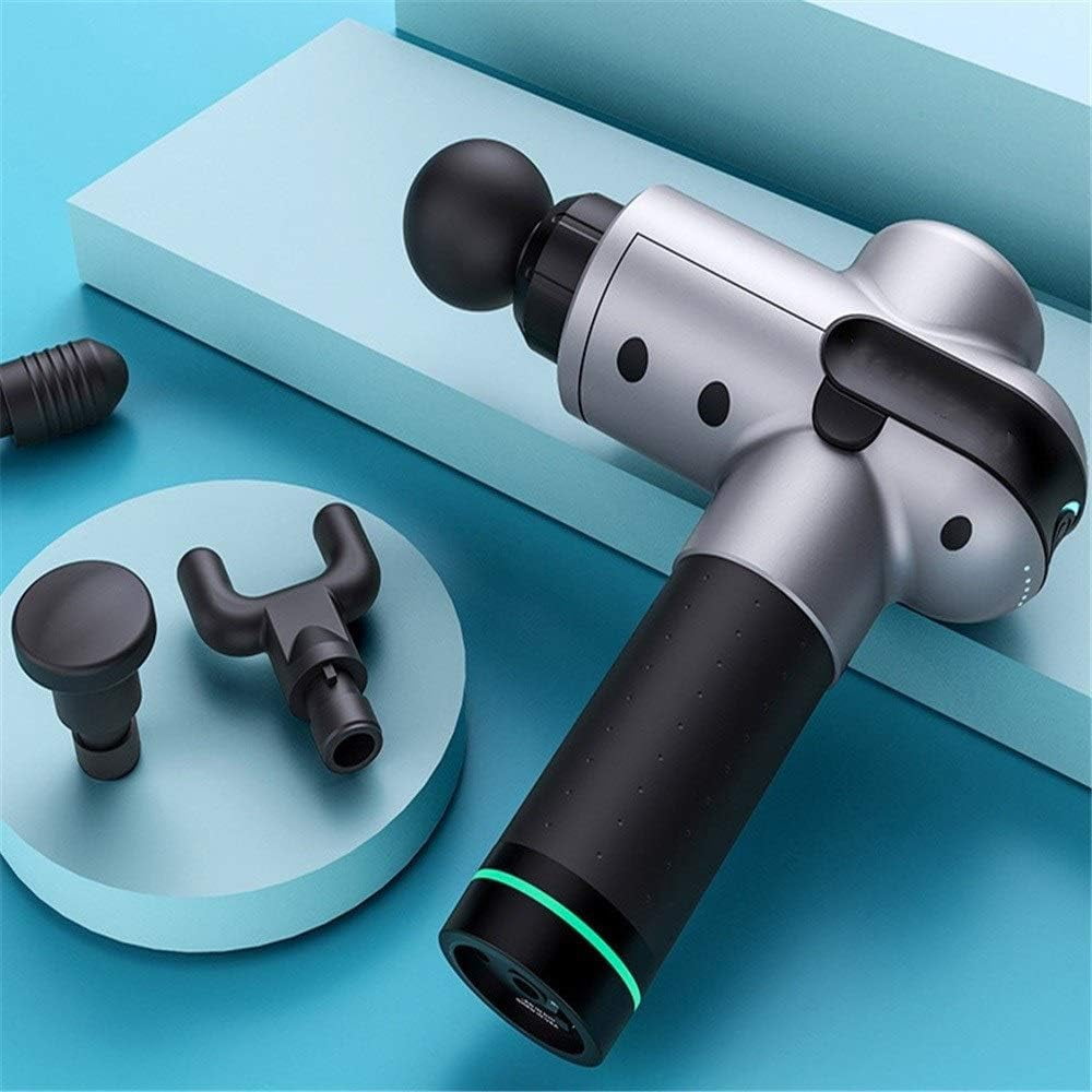 Massage T.h.e  r.a  p y Instrument Electric Shock Gun Mute Deeply Relaxing The Muscles Neck Gun