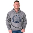 thumbnail image 5 of Hawaii HI Surfer Beach Waves Smurfs Hoodie Sweatshirt Women Men Brisco Brands S, 5 of 6