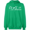 thumbnail image 2 of OXI Hoodie Sweatshirt - I Ate Some Pi Day It Was Delicious Math, Basic Casual Hoodie for Men's and Women Fleece Hoodie Long Sleeve - Irish Green Medium, 2 of 3
