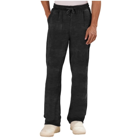 LEKWK Mens Casual Pants Regular Fit Soft Slub Knit Texture Comfortable Lounge Design Sweat Pants Drawstring Elastic Waistband Workout Pants Casual Wear