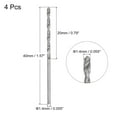 thumbnail image 2 of Uxcell 1.4mm C2/K20 Tungsten Carbide Straight Shank Spiral Flutes Twist Drill Bit 4 Pack, 2 of 5