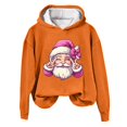 thumbnail image 4 of Futezty Christmas Sweatshirts for Women Retro Santa Graphic Long Sleeve Shirt Xmas Pullover Tops, 4 of 4