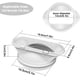 thumbnail image 4 of Manguera de escape de aire acondicionado universal, resistente al calor, flexible, de polipropileno PVC, rosca en sentido antihorario, longitud de 150 cm, manguera de aire acondicionado portátil para, 4 of 5