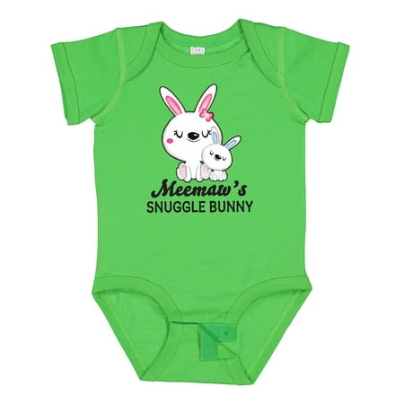 

Inktastic Meemaws Snuggle Bunny Easter Gift Baby Boy Bodysuit
