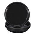 thumbnail image 1 of 12 Pack Plastic Plant Saucer, 18 Inch Plastic Plant Tray for Pots Round Plant Dish Plant Drip Trays Water Tray for Indoors Outdoor Garden, Black (3XL), 1 of 1