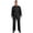 Black, variant on Men's Wear Resistant Coveralls Trun-Down Collar Button Up Work Overalls Workshop Uniforms Black S