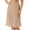Nude, variant on Women's Shadowline 2725X Plus Essentials 25 Inch Half Slip (White 2X)