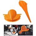 thumbnail image 1 of Oil Funnel, Oil Change Kit Compatible with Harley Motorcycle Refueling Funnel Long Mouth Oil Gasoline Water Filter Tool Crankcase Primary Case Plastic Set for Motorcycle - Orange, 1 of 7