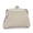 Gray, variant on Coin Purse Double Layer Small Genuine Leather Kiss Lock Women Wallet.