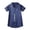 V64-Navy, variant on WhouRiu Girls Short Sleeve Dress Solid Color Flat Collar Button Down Dresses Kids Comfortable Cute Casual Summer Nightgown,11-12 Years