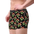 thumbnail image 3 of Rateoe Frogs In Mushroom Hats Mens Boxer Briefs Poly Spandex Performance Boxer Briefs Underwear Hem Boxer Briefs - Small, 3 of 8