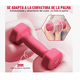 thumbnail image 3 of Par Mancuernas De 1 Kilos Rojo Ejercicio Pilates Yoga Gym Color Rosa, 3 of 4
