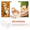 thumbnail image 3 of BESTYASH De Alimentación Acrílico Para Gallinas Rutin Con Anti Salpicaduras, 3 of 8