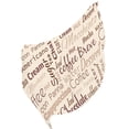 thumbnail image 3 of GZHJMY Women Girls Long Silk Scarf, Coffee Tags for Fast Food Summer Lightweight Shawl, Outdoor Floral Large Wrap 71X35 Inch, 3 of 5