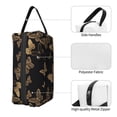 thumbnail image 5 of Uemuo Modern Golden Butterfly Pattern Portable Toiletry Bags with Handle, Waterproof travel Make up Bags for Women, Large Capacity Travel Cosmetic Bags, 5 of 9