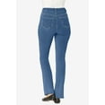 thumbnail image 3 of Woman Within Women's Plus Size Petite Comfort Curve Bootcut Denim Jean, 3 of 5