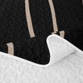 thumbnail image 5 of Homewish Minimalist Lines Quilt Full,Aesthetic Geometric Full Bedspread Sets,Brown Black,3-Piece, 5 of 7