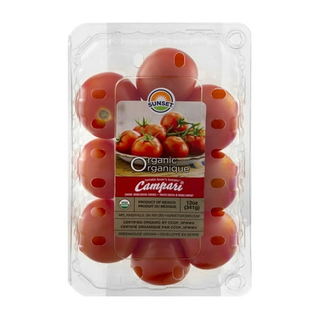 Sunset Organic Campari Tomatoes, 12 oz