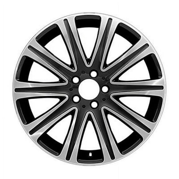 17 X 7 New Aluminum Alloy Wheel Replica, Machined And Medium Gray, Fits 2015-2017 Hyundai Sonata