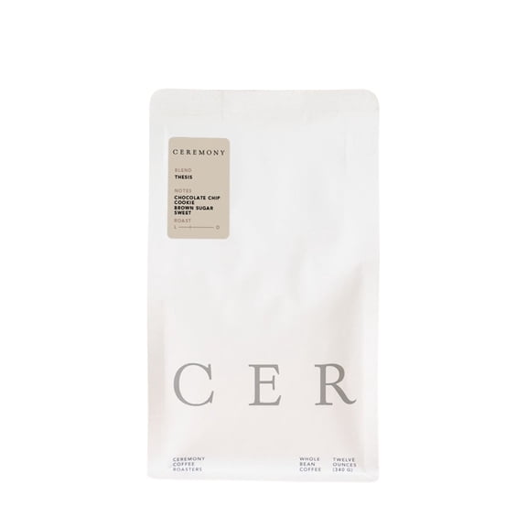 Thesis - Roasted by Ceremony Coffee Roasters - Whole Bean Coffee - 12oz Bag
