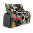 thumbnail image 3 of Naloa Modern Hip-Hop Skull Mailbox Covers Magnetic Post Box Cover Post Letter Box Cover Garden Decor-25.5x21 in, 3 of 8