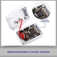 thumbnail image 4 of Tholdsy Voltímetro digital amplio AC 110V 220V LCD ajustable Panel de voltaje práctico Diseño único Monitores de prueba de voltios de seguridad Electrónica miscelánea, 4 of 6