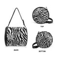 thumbnail image 3 of ZIATUBLE Zebra Stripes Tissue Roll Hanging Cover Round Paper Towel Storage Bag Lightweight Paper Towel Dispenser Case Foldable Paper Pouches for Organization Accessories Decoration, 3 of 7