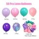thumbnail image 2 of Globos de fiesta Aiwolf de látex rosa y morado, 30 cm, 50 unidades, 2 of 7