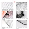 thumbnail image 4 of 100pcs Hair Nets Invisible Elastic Edge Mesh (Black), 4 of 6