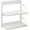 White, 1-pack, variant on 2-Tier Folding Metal Shelf Wall Mounted | Small Foldable Wall Shelf | Dorp Down | Combined Stackable | Double Layer Small Floating Shelf for Laundry Room Bathroom Utility RV | 13.4" (Black)