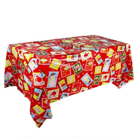 

Linen Purity Waterproof Halloween Tablecloth Rectangle Disposable Table Cover Plastic Table Cloths for Halloween Party Decoration Supplies