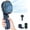 Blue, variant on Portable Handheld Fan, Portable Fan Rechargeable, 4000mAh, 180° Adjustable, 6 Speed Wind, Display Electricity in Real Time, USB Rechargeable Foldable Fan, Quiet Personal Fan as Power Bank