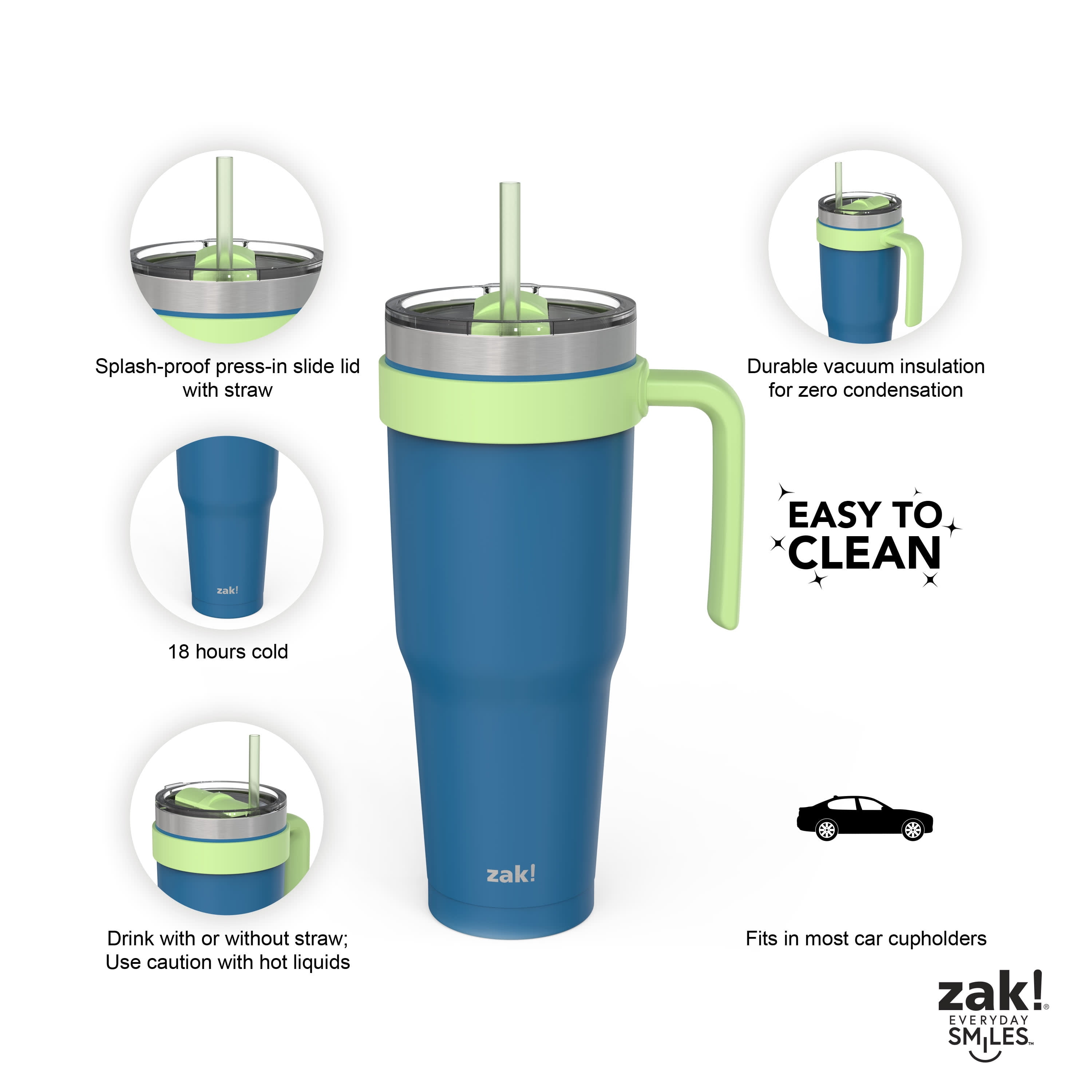 Enjoy Your Iced Coffee on the Go with Zak! Designs Insulated Tumblers —