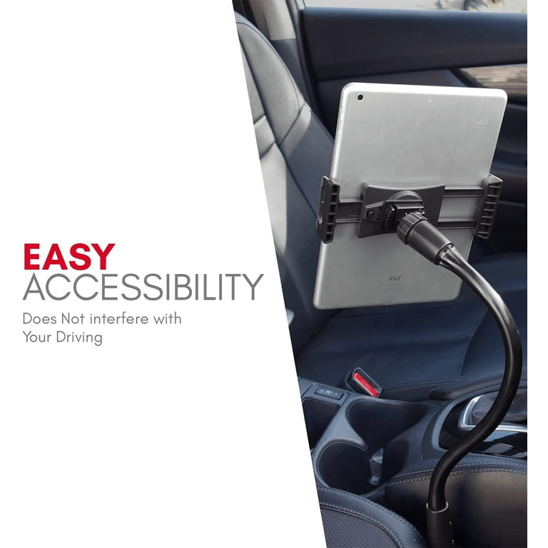 Macally Car Seat Rail Mount Super Secure Tablet Mount for Car