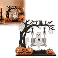 thumbnail image 2 of Ghost Decor Halloween Home Decor Swinging Ghost Ghost On A Swing Halloween Decorations Outdoor Halloween Figurines Halloween Gifts, 2 of 9