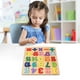 thumbnail image 3 of Bloques de Rompecabezas con Formas y Números Del Alfabeto: Juguete Educativo para El Desarrollo de La Primera Infancia, Juego de 26 Piezas con Letras y Números., 3 of 5