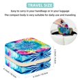 thumbnail image 5 of tie dye Travel-Portable Square Jewelry Organizer Storage Box - Rings, Earrings, Necklaces, and Bracelets Holder for Girls and Women, 5 of 6