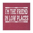 thumbnail image 2 of Go All Out I'm The Friend In Low Places Funny Country Music Gift Deluxe Soft T-Shirt Mens/Women, 2 of 3
